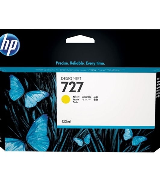 Картридж струйный HP 728 с желтыми чернилами для принтеров Designjet, 130 мл