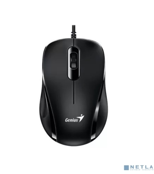 Мышь проводная Genius DX-101 черный, 1200 dpi, USB, кнопки - 3
