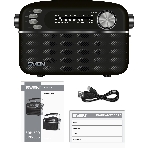Радиоприемник SVEN SRP-505 (4 Вт, FM/AM/SW, USB, SD/microSD, Bluetooth, 1200 мА·ч)черный, фото10
