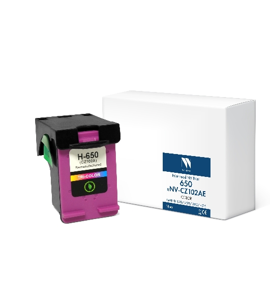 Картридж струйный NVPrint 650 (NV-CZ102AE) Color для HP DJ 1015/2515/3515/4515 (18 мл) совместимый