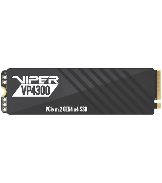 Накопитель SSD Patriot Viper VP4300, 1Tb, PCIe 4.0 x4, M.2 2280, NVMe, R/W 7400/5500, с радиатором