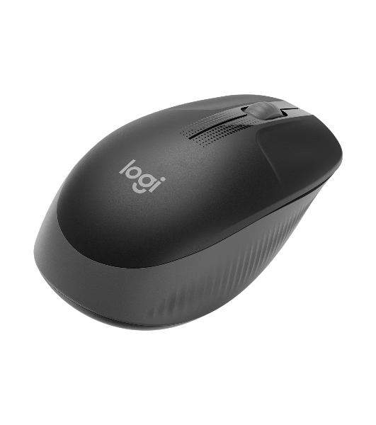 Мышь беспроводная Logitech M190 черный, 1000 dpi, радиоканал, USB, кнопки - 3
