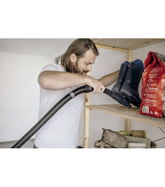 Строительный пылесос Karcher WD 3 P S V-17/4/20 желтый, 1000 Вт, уборка сухая/сбор воды, пылесборник мешок/контейнер, 17 л