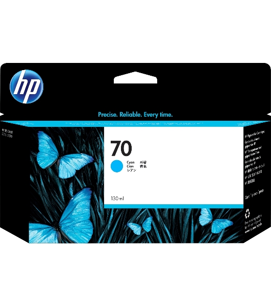 Картридж струйный HP №70 C9452A голубой для HP DJ Z2100/Z3100 (130мл)