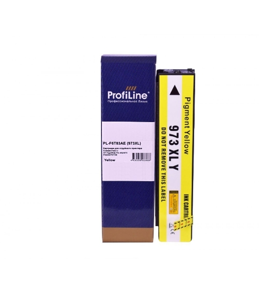Картридж струйный ProfiLine PL-F6T83AE (№973XL) для принтеров HP PageWide Pro 452/477/P55250/P57750 с чернилами Yellow