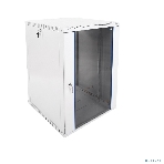 Шкаф телеком. ЦМО настенный разборный 18U (600х650) дверь стекло, черный, фото8