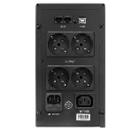 Источник бесперебойного питания Crown CMU-SP800EURO LCD/800 ВА/450 Вт/4 x евророзетка с заземлением (Schuko), фото12