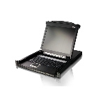 Kvm консоль ATEN SINGLE RAIL 16P PS/2-USB LCDKVMP 17INCH (CL5716MR), фото 1