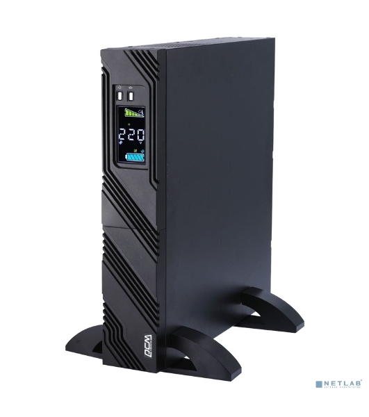 Источник бесперебойного питания Powercom Smart King Pro+ SPR-1000 LCD 800Вт 1000ВА черный