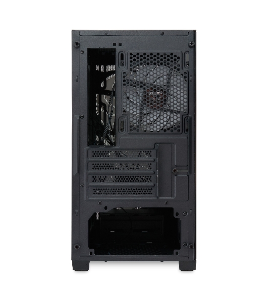 Компьютерный корпус без блока питания HSPD M321, Mesh Mini-tower, черный, slide TG, 0.45 SPCC, 2x140мм ARGb+1x120мм ARGb mATX, mITX 160/340/184мм 2x2.5', 2x3.5', 4xPCI 2xUSB-A 3.0, 1xUSB-A 1.0 390x200x385мм