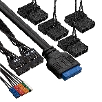 Компьютерный корпус Miditower ExeGate i3 BASE (ATX, без БП, с окном, 1*USB+1*USB 3.0, аудио, 4 вент. 12см с RGb подсветкой), фото14