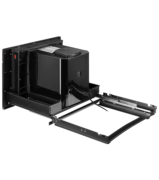 Автоматическая кофемашина Kuppersberg KCM 182 Black коллекция High-Tech,управление сенсорное,максимальное давление 20 бар,емкость для воды 1.8л, есть капучинатор,приготовление кофе автоматическое, материал панели стекло, черный