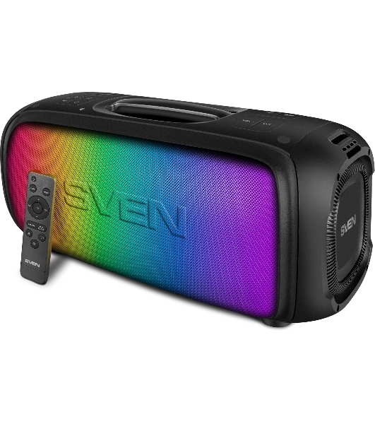 Портативная колонка SVEN PS-860 черный 100W 1.0 BT/3.5Jack 5400mAh