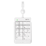 Числовой блок проводной A4Tech Fstyler FK13, USB, белый, фото 1