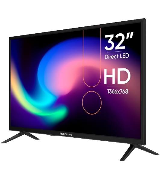 Телевизор TopDevice 32' TDTV32BN02H черный LED HD 60Hz