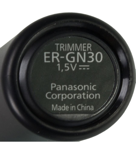Триммер Panasonic ER-GN30-K черный/серебристый (насадок в компл:1шт)