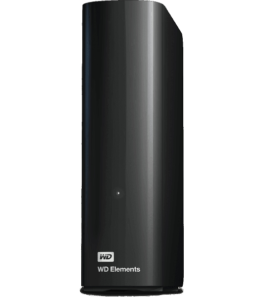 Внешний HDD WD Elements Desktop WDBWLG0140HBK-EESN, 14ТБ, черный