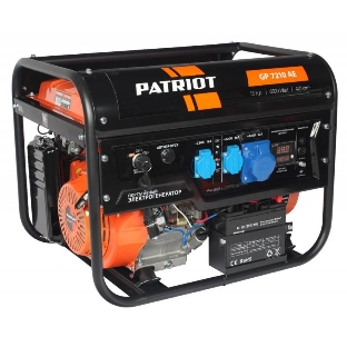 Электрогенератор бензиновый Patriot GP 7210AE, 6.5 кВт, 78 дБ, 81 кг