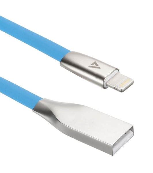Кабель USB ACD-Infinity Lightning - USB-A TPE, 1.2м, синий