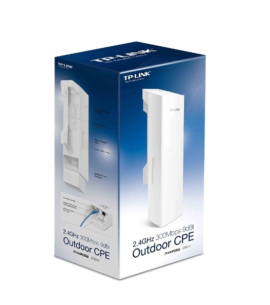Точка доступа TP-Link SMB CPE210 Outdoor 2.4GHz 300Mbps High power Wireless Access Point WISP Client Router
