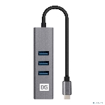 USB-концентратор ExeGate DUB-4TC (кабель-адаптер USB Type C --> 4xUSB3.0, Plug&Play, серебристый), фото6