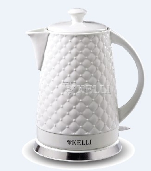 Чайник электрический керамический Kelli KL-1340,Объем: 1.8 л