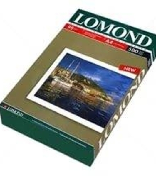 Фотобумага Lomond односторонняя, глянцевая, A4, 95 г/м2, 500 листов