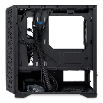 Компьютерный корпус без блока питания HSPD M321, Mesh Mini-tower, черный, slide TG, 0.45 SPCC, 2x140мм ARGb+1x120мм ARGb mATX, mITX 160/340/184мм 2x2.5', 2x3.5', 4xPCI 2xUSB-A 3.0, 1xUSB-A 1.0 390x200x385мм, фото16