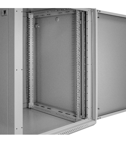 Шкаф телекоммуникационный 19' настенный 15U ExeGate EC-WM-15U.600.M.GREY (19”, 15U, 600x600x769mm (ШхГхВ), передняя дверь металл, съемные боковые панели, пыле- и влагозащита IP23, светло-серый RAL 7035)