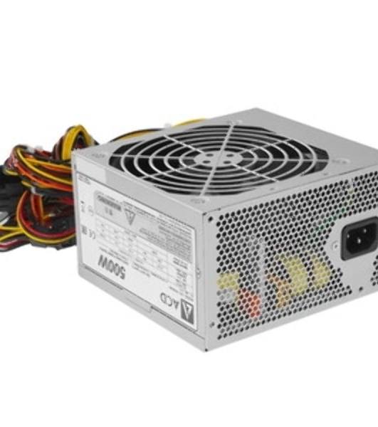 Блок питания серверный ACD FL0500 500W, FLEX (ШВГ=80x40x150 мм), 80 PLUS GOLD, 4см fan, A-PFC, (GW-FLX500)