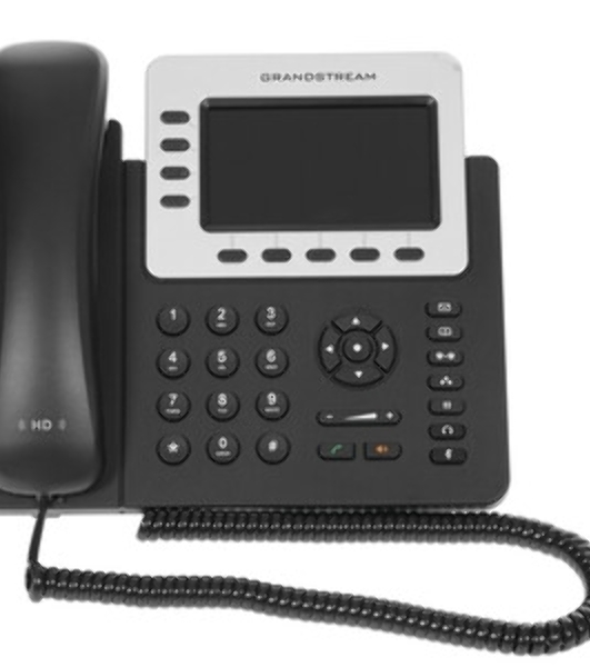 Телефон Grandstream GXP-2140, VoIP 2 Порта Ethernet 10/100/1000, 4 SIP линий, цветной TFT дисплей 480x272, HD Audio