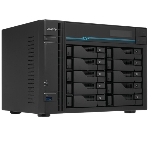 Сетевое хранилище ASUSTOR AS7110T 10-Bay NAS/Media player/Intel Xeon E-2224 3.4GHz up to 4.6GHz(Quad-Core), 8Gb SO-DIMM DDR4, noHDD(HDD,SSD),/10x1GbE+3x2,5Gbe(LAN)/3xUSB3.2,HDMI/M.2/4ip camera license; 90IX01D1-BW3S1, фото5