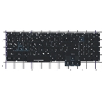 Клавиатура для ноутбука Acer Predator Triton 700 PT715-51 черная, фото2