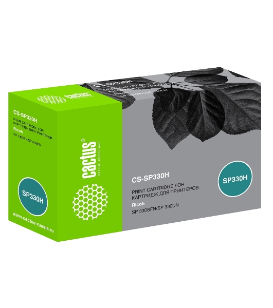 Картридж лазерный Cactus CS-SP330H черный (7000 стр.) для Ricoh Aficio SP 330DN/330SFN/330SN