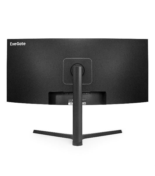 Монитор 34' ExeGate Combat EC3407TA VA 3440x1440, 165 Гц, 1 мс, 21:9, 300 кд/м², HDMI 2.0, DP 1.2, 3.5 Jack, FreeSync, изогнутый экран (1800R), черный