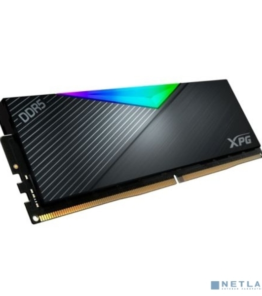 Оперативная память XPG Lancer, DDR5, 64GB (2x32GB), 6400MHz, CL32, DIMM, с радиаторами, RGB, черный