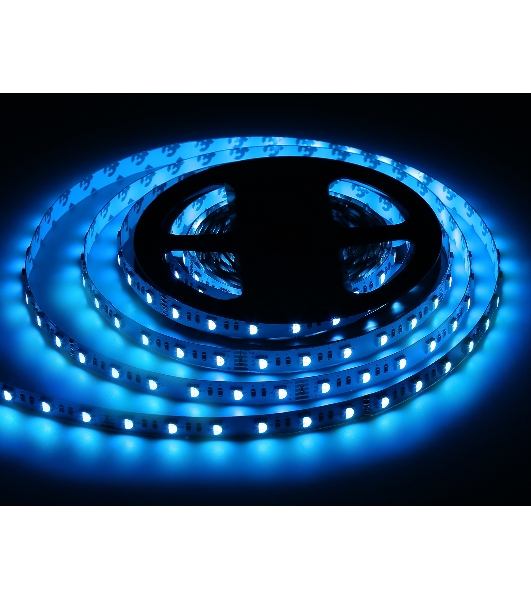 Светодиодная лента Ambrella light GS4403 5050 60Led/ 10W m/ 24V IP20 RGBW+6500K/ 5000*10*1.87mm (5 конт.)