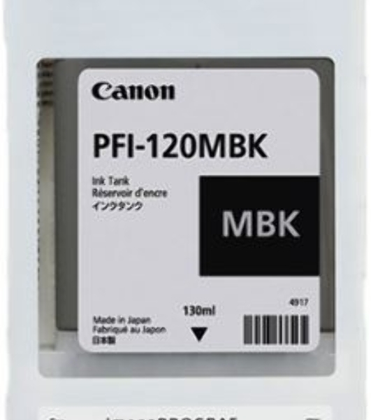 Картридж струйный Canon PFI-120 MBK 2884C001 черный матовый (130мл) для Canon Canon imagePROGRAF TM-200/205