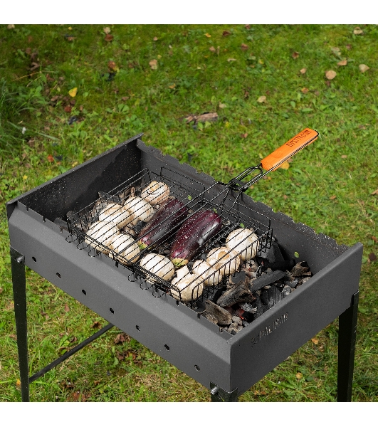 Решетка гриль Camping Palisad 260х320х65мм объемная антиприг.