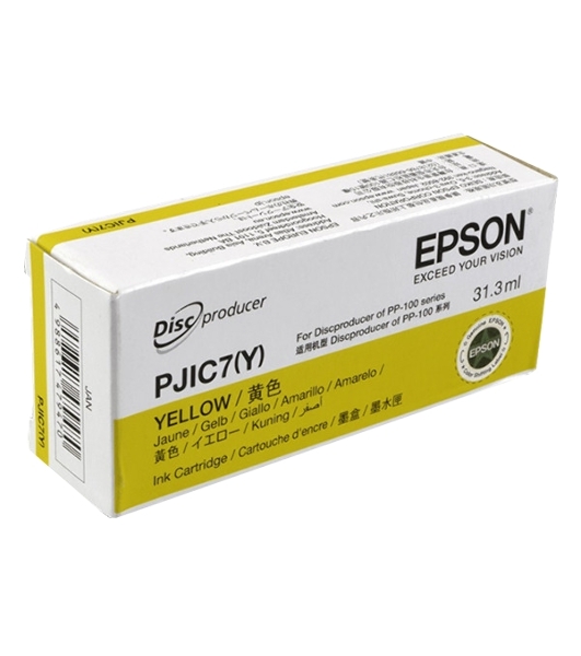Картридж струйный Epson PJIC7 желтый для Discproducer PP-100 (C13S020451/C13S020692)