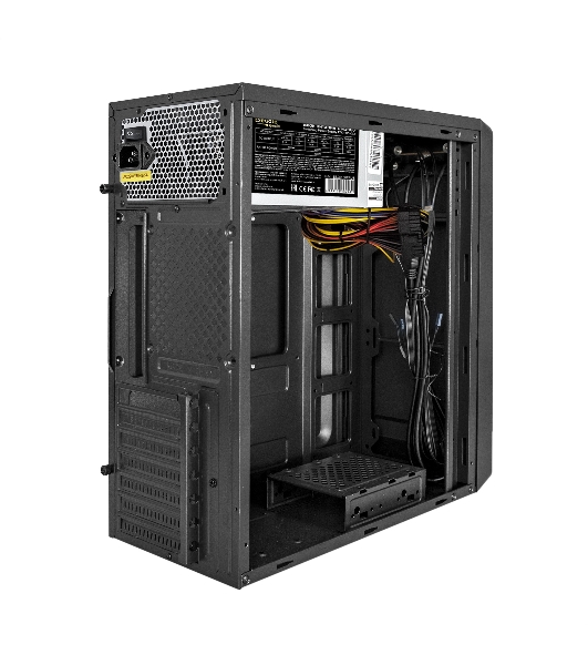 Компьютерный корпус Miditower ExeGate XP-332UC-UNS400 (ATX, БП UNS400 с вент. 12см, 2хUSB 3.0/1хTypeC, аудио, черный)