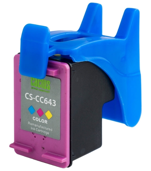 Картридж струйный Cactus CS-CC643 №121 многоцветный (9 мл.) для HP DJ D1663/D2563/D2663/D5563/F2423/F2483/F2493/F4213/F4275/F4283/F4583/PS C4683/C4783