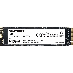 Накопитель SSD Patriot P300, 512Gb, PCIe 3.0 x4, M.2 2280, NVMe, R/W 1700/1200, фото2