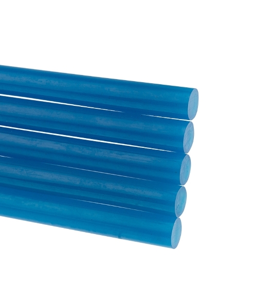 Клеевые стержни Rexant, Ø11 мм, 100 мм, синие, 6 шт., блистер