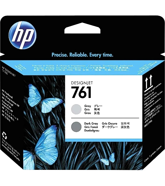 Картридж струйный HP 761 CH647A темно-серый/серый печатающая головка для HP DJ T7100