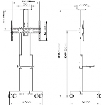 Подставка для телевизора Arm Media PT-STAND-8 черный 32'-80' макс.50кг напольный фиксированный, фото12