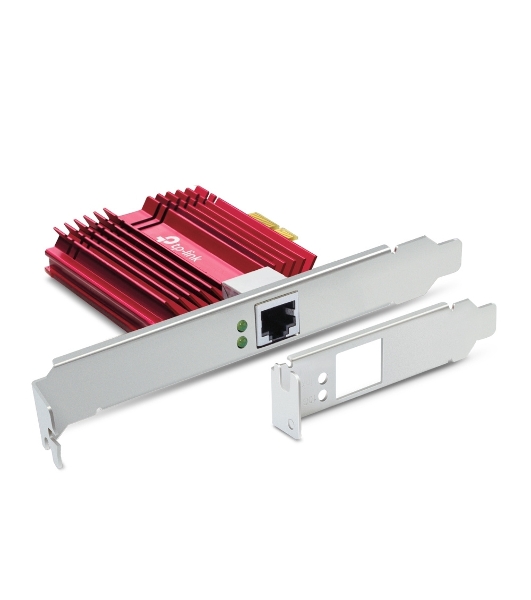 Сетевой адаптер 10 Gigabit PCI-E network adapter, 1 PCI Express 3.0 X4 interface, 1 100/1000/10000Mbps Ethernet port, come with Low-Profile and Full-Height Brackets