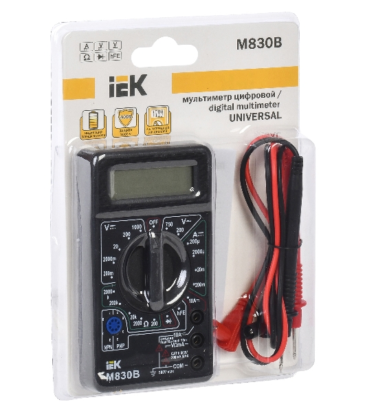 Мультиметр IEK TMD-2B-830 цифровой Universal M830B
