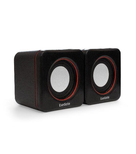 Акустическая система 2.0 ExeGate EX287050RUS Disco 160 (питание USB, 2х3Вт (6Вт RMS), 100-20000Гц, черный)