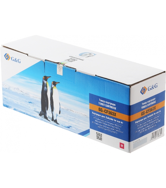Картридж лазерный G&G GG-CF363X пурпурный (9500 стр.) для HP CLJ M553N/M553DN/M553X/M577C/M577Z/M577F/M577DN